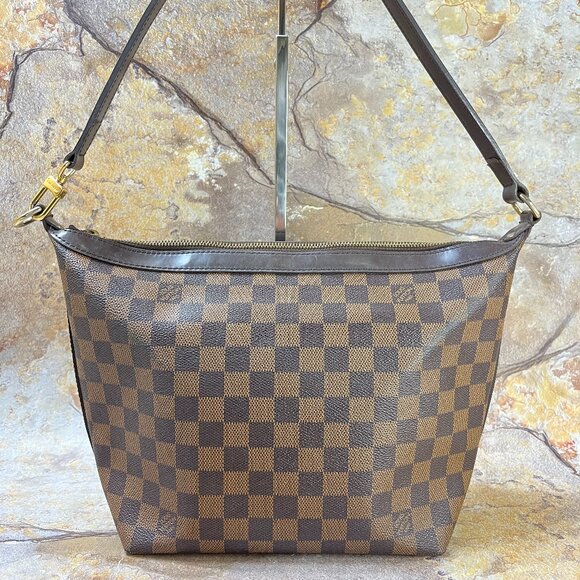 Louis Vuitton Illovo MM Shoulder Bag Damier Ebene Handbag - Picture 1 of 13